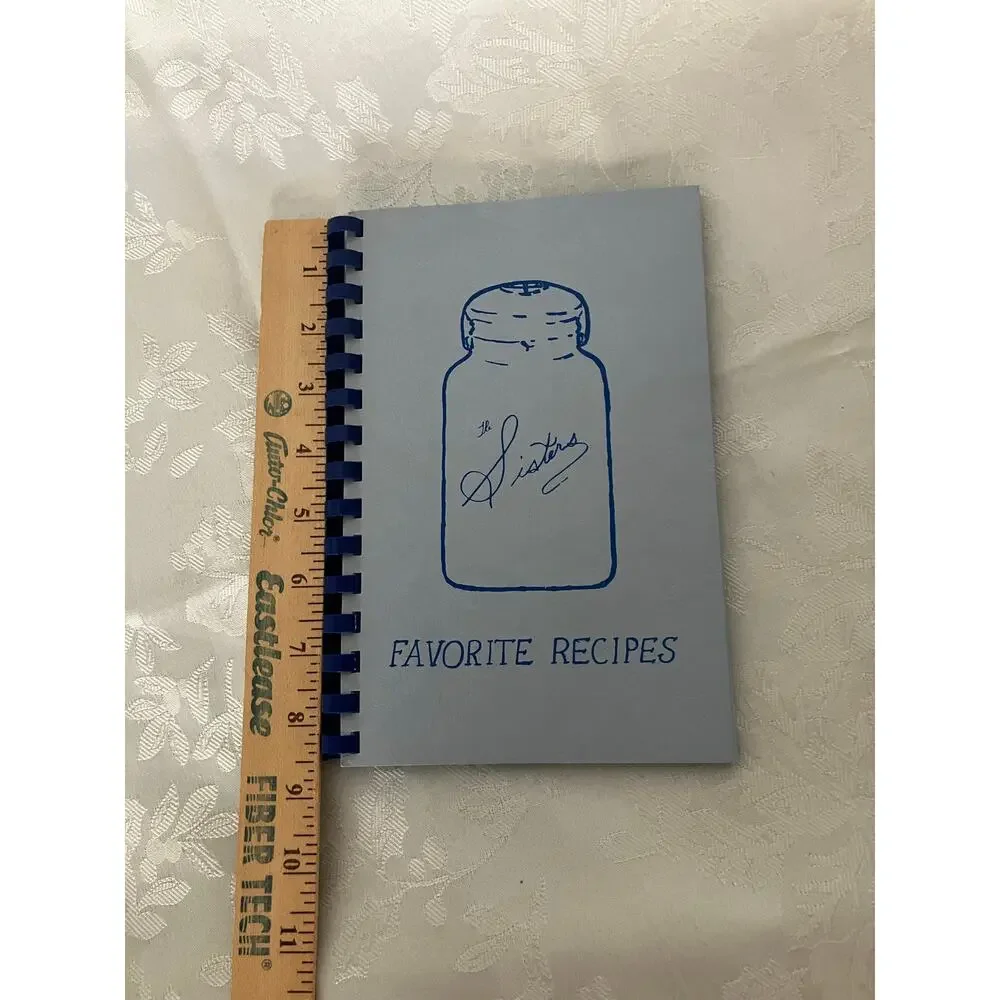 The Sisters Favorite Recipes Tea Room Cookbook Orange Park FL Spiral Vintage